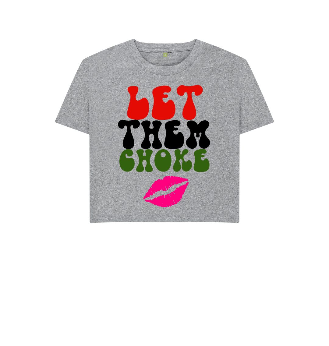 Athletic Grey Let Them Choke Tee